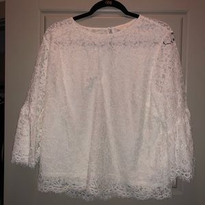 White lace blouse